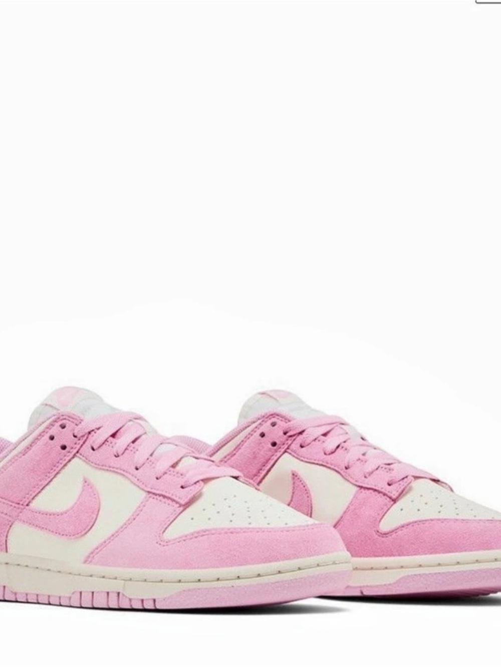 Nike Dunk Low LX Pink Foam Pink & White Sneakers Like New